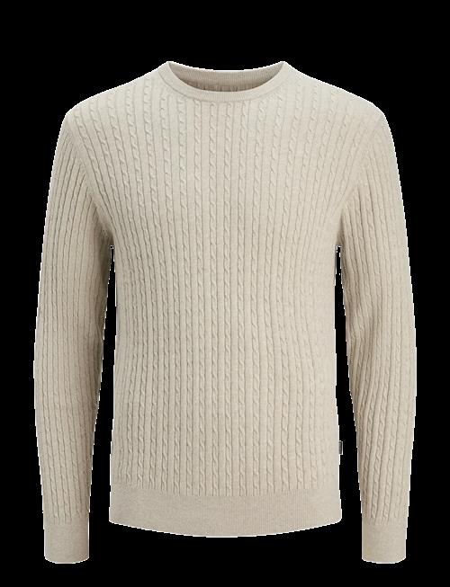 Jack & Jones | Jjeemil Knit Cable Crew Neck Noos | XL