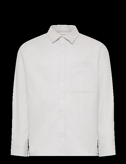 Calvin Klein Jeans | Ls Melange Flannel Easy Shirt | L