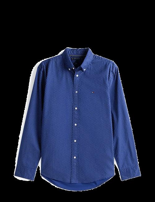Tommy Hilfiger | Flex Poplin Fake Solid Rf Shirt | L
