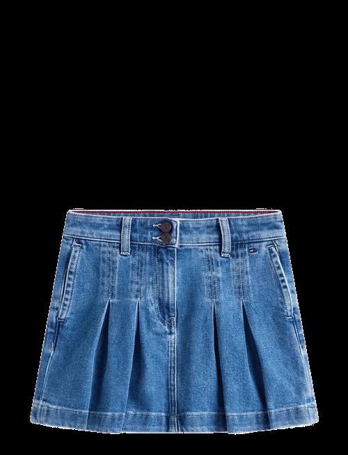 Tommy Hilfiger | Denim Pleated Skirt | 152