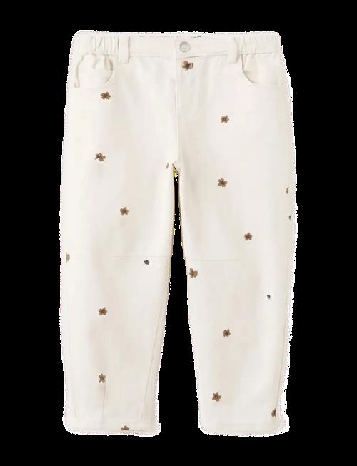 Mango | Embroidered Floral Balloon Jeans | 110