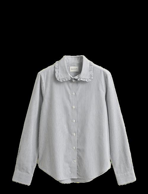 Gant | Reg Ctn Frill Collar Stripe Shirt | 44