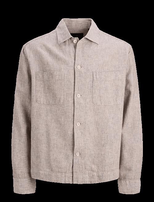 Jack & Jones | Jprblamatt Linen Blend L/S Overshirt Sn | L