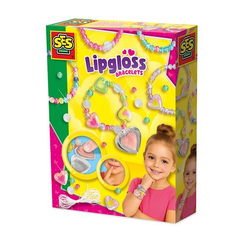 SES Creative Bracelets And Lipgloss Yellow One Size  Gul  One Size 5-9 Years Drenge, Piger
