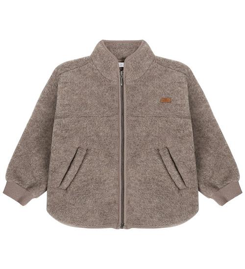 Hust and Claire - Uld - HCEmi Zip Jacket - Deer Melange