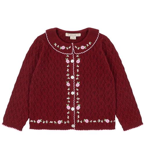 Konges Sløjd Cardigan - Strik/Hulmønster - Rosier - Pomegranate