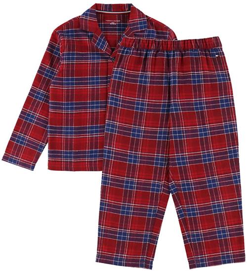 Tommy Hilfiger Nattøj - Check Global/Medium Red