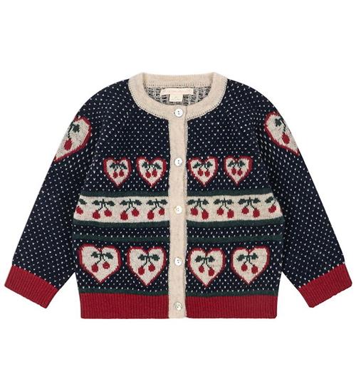 Konges Sløjd Cardigan - Uld/Polyamid - Belou - Cherry