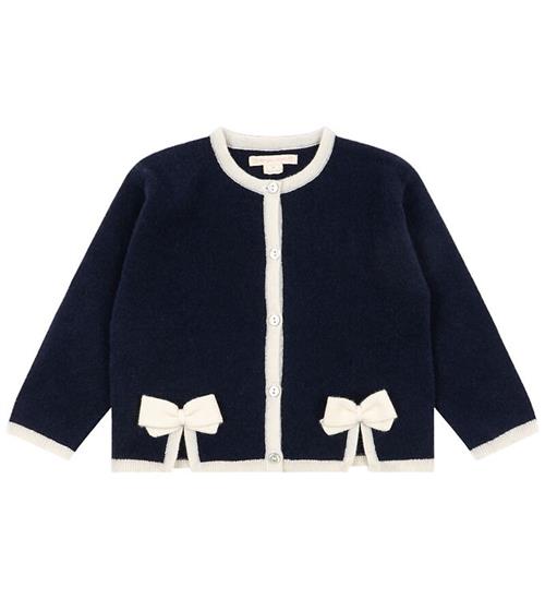 Konges Sløjd Cardigan - Uld - Alette - Navy Blazer m. Sløjfer