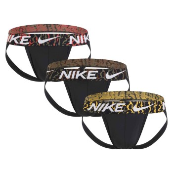Nike 3P Dri-Fit Essential Micro Jockstrap Grå polyester Small Herre