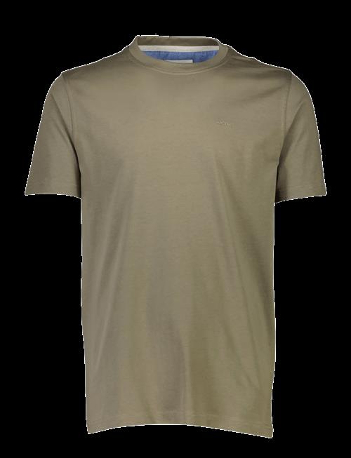 Bison | Basic O-Neck Tee With Small Bison Logo | XXXXL