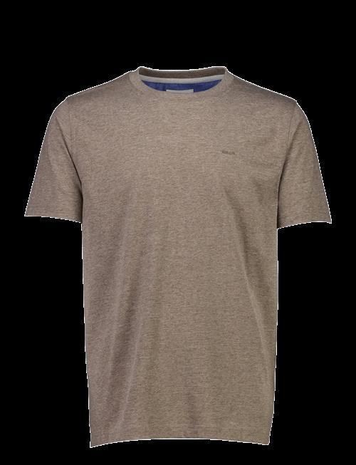 Bison | Basic O-Neck Tee With Small Bison Logo | M