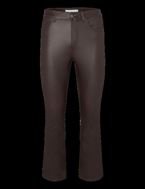 Object | Objbelle Mw 7/8 Coated Flared Pants Div | S