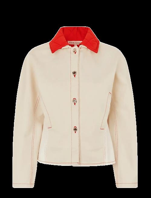 STINE GOYA | Double Rinse Denim, Peplum Collar Jacket | M