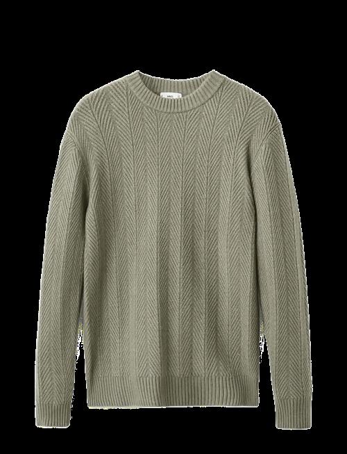 Mango | Herringbone Structured Sweater | S