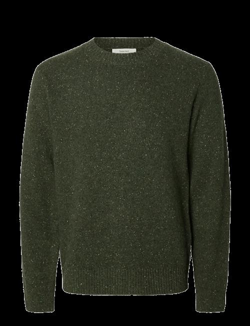 Se Selected | Slmneil Ls Knit Neps Crew Neck | L hos Booztlet