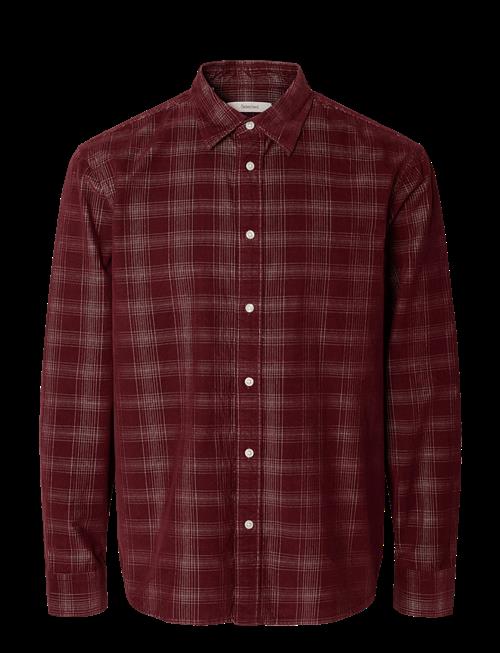 Selected | Slmregclaus Cord Yd Check Ls Shirt | L