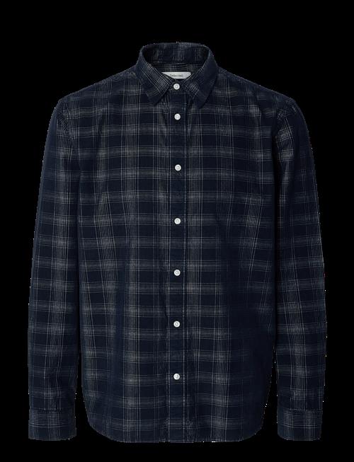 Selected | Slmregclaus Cord Yd Check Ls Shirt | XL