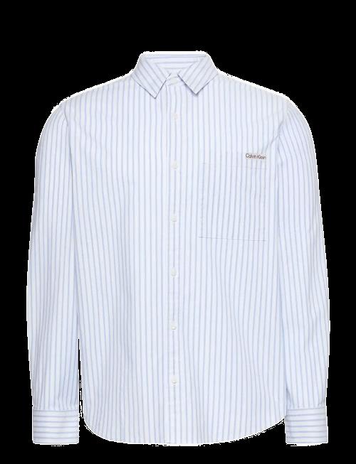 Calvin Klein Jeans | Ls Yd Stripe Oxford Classic Shir | M