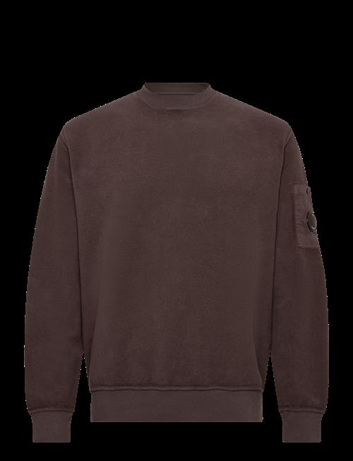 C.P. Company | Brushed & Emerized Diagonal Fleece Crew Neck Sweatshirt | S