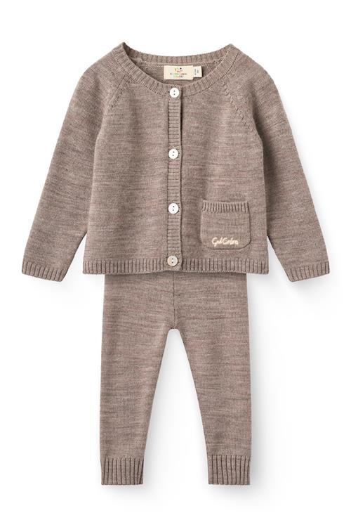 Copenhagen Colors Classic Merino Baby Set Natural Melange-68 cm  Creme  68 cm  Drenge, Piger