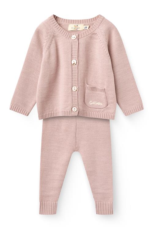 Copenhagen Colors Classic Merino Baby Set Soft Pink-68 cm  Lyserød  68 cm  Piger