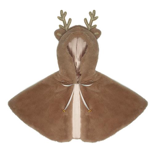 Mimi & Lula Udklædning Med Rensdyrkappe Brown  Brown One Size  Brun  One Size  Drenge, Piger