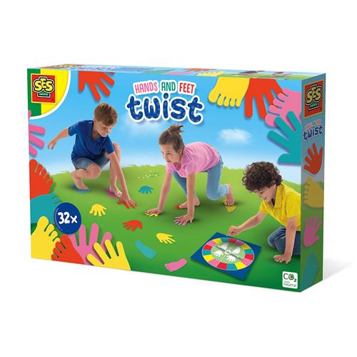 SES Creative Game  Hands And Feet Twist Green One Size  Grøn  One Size 4-8 Years unisex