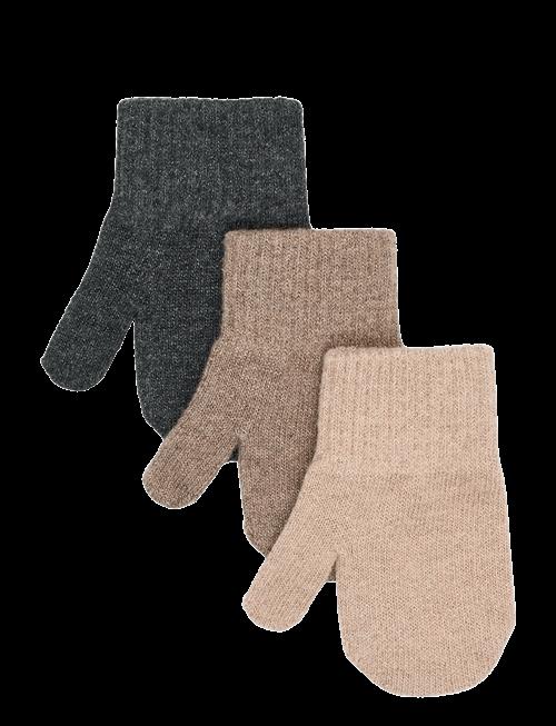 mikk-line | Magic Mittens 3 Pack W. Lurex | 0-2Y