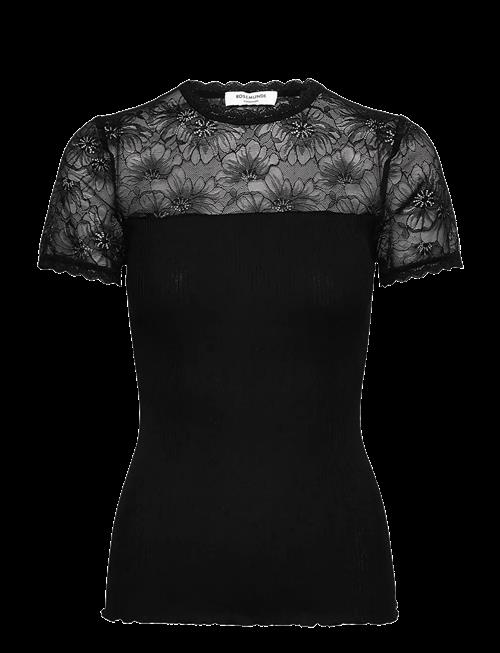 Rosemunde | Rwbeatha Silk Ss Lace  T-Shirt | S