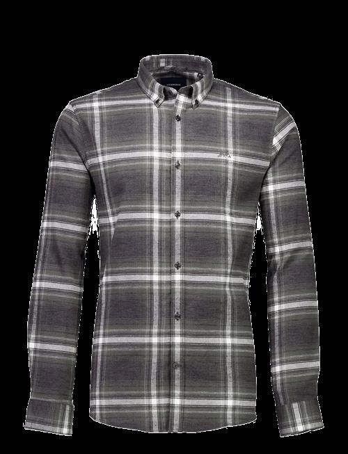 Lindbergh | Brushed Checked Shirt L/S | XL