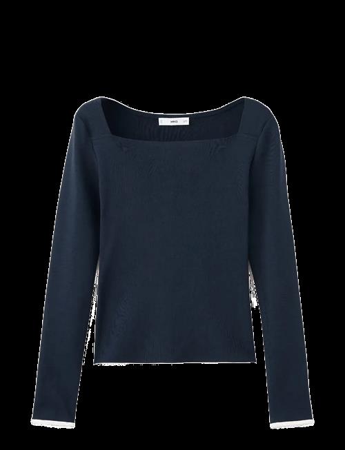 Mango | Cotton Boat Neck T-Shirt | M