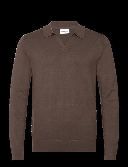 Lindbergh | Ecovero L/S V-Neck Polo | XXL