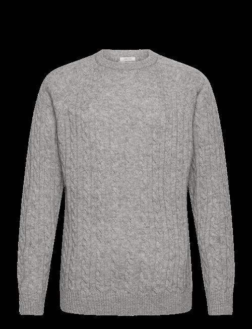 Lindbergh | Lambswool Raglan Cable O-Neck Knit | XXL