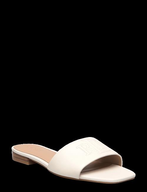 Lauren Ralph Lauren | Everley Nappa Leather Slide Sandal | 38