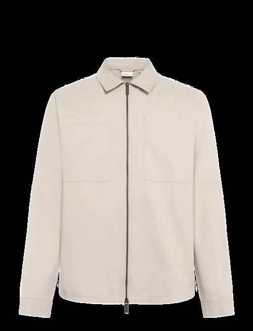 Knowledge Cotton Apparel | Twill Zip Overshirt | L