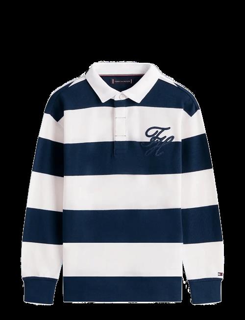 Tommy Hilfiger | Th Script Graphic Rugby Polo Ls | 164