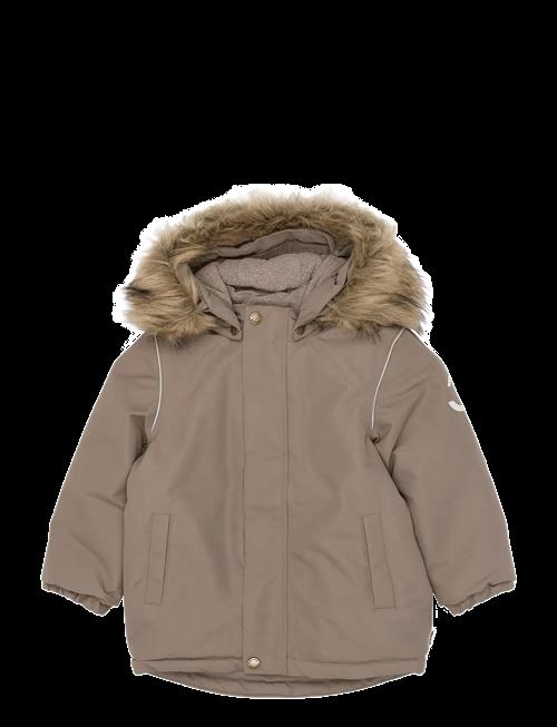 mikk-line | Winter Jacket Solid With Fake Fur | 104