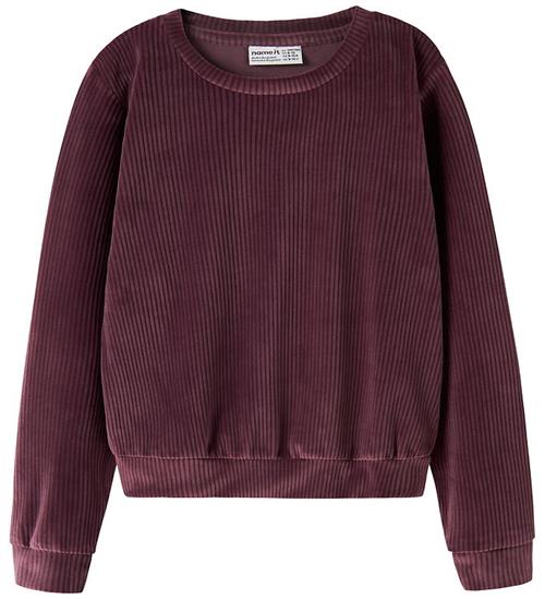 Name It Bluse - Kort - Velvet - NkfVeloa - Catawba Grape