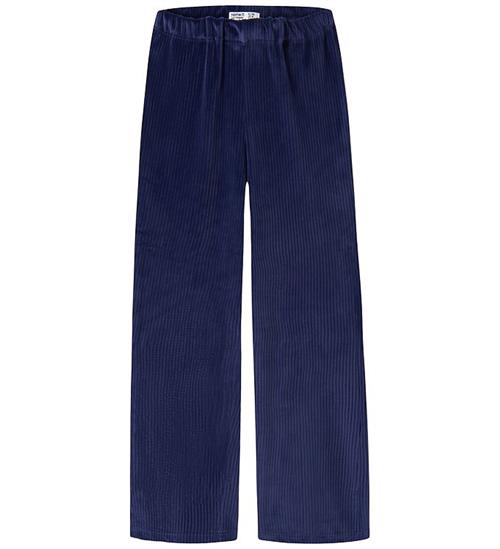 Name It Bukser - Velvet - NkfVeloa - Evening Blue