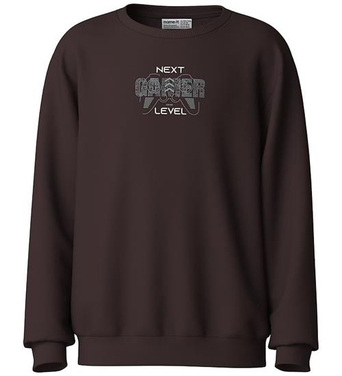 Name It Sweatshirt - NkmVildar - Chocolate Plum/Gamer