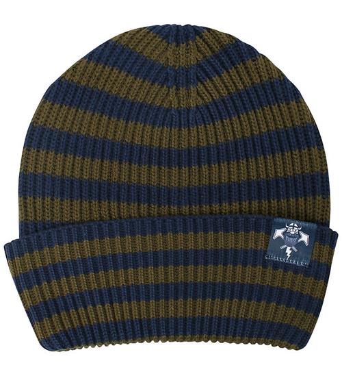 Danefæ Hue - Strik/Rib - DaneBy - Dark Navy/Dark Army Thorbolt