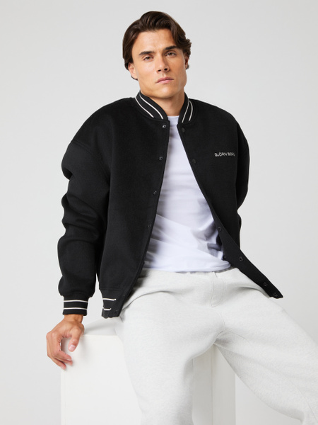 Björn Borg Borg Varsity Jacket Sort, XXL