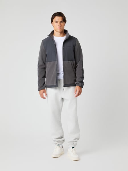 Björn Borg Borg Fleece Hybrid Jacket Grå, XXL