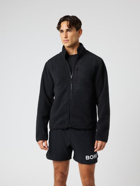 Björn Borg Borg Pile Jacket Sort, M