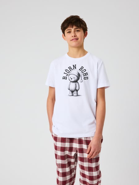 Björn Borg Core Loungewear T-shirt Hvid, 146-152