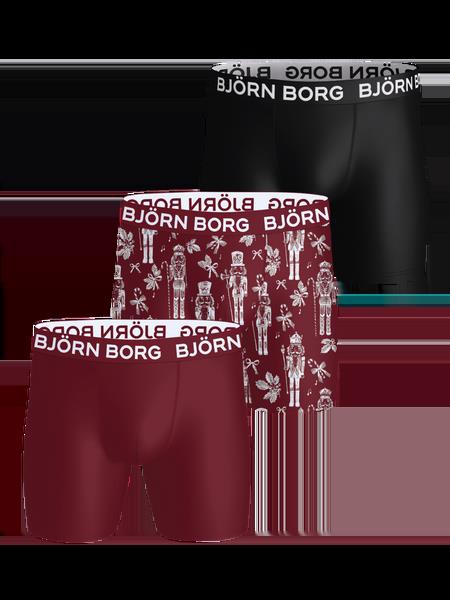 Björn Borg Sports Microfiber Boxers 3-pack Sort, S