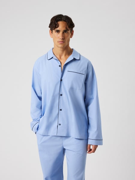 Björn Borg Core Premium Pyjama Shirt Blå, XL