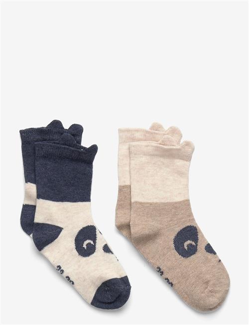 Minymo | Socks W. 3D Effect (2-Pack) | 31\34