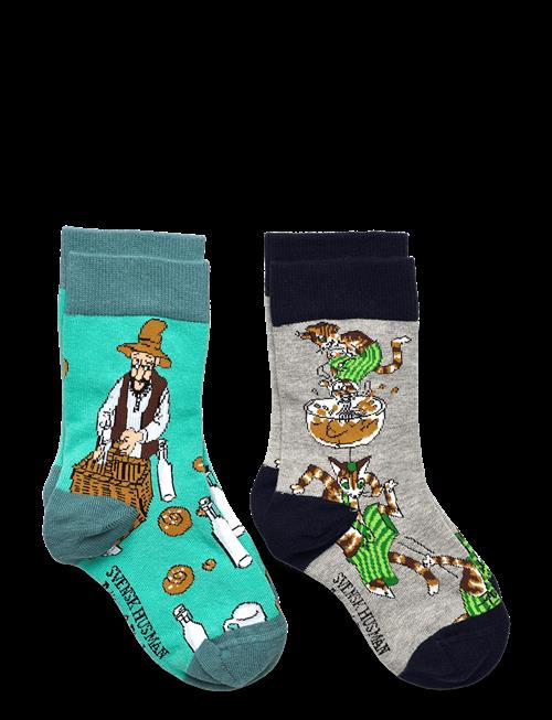 Geggamoja | Pettson & Findus Socks 2-Pack Mix 31-33 | 22/24